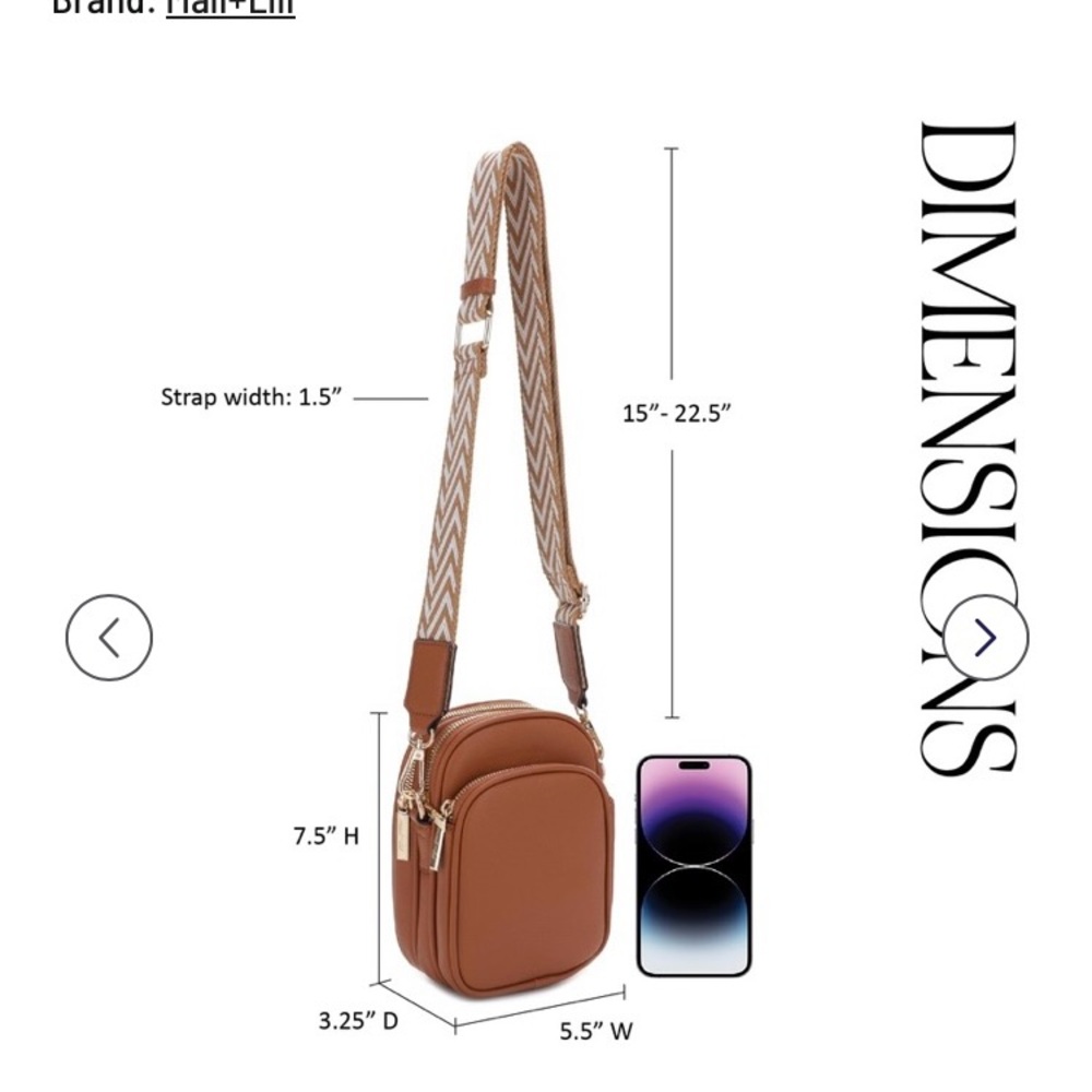 Mali + Lili Tan Crossbody Bag - Picture 4 of 5